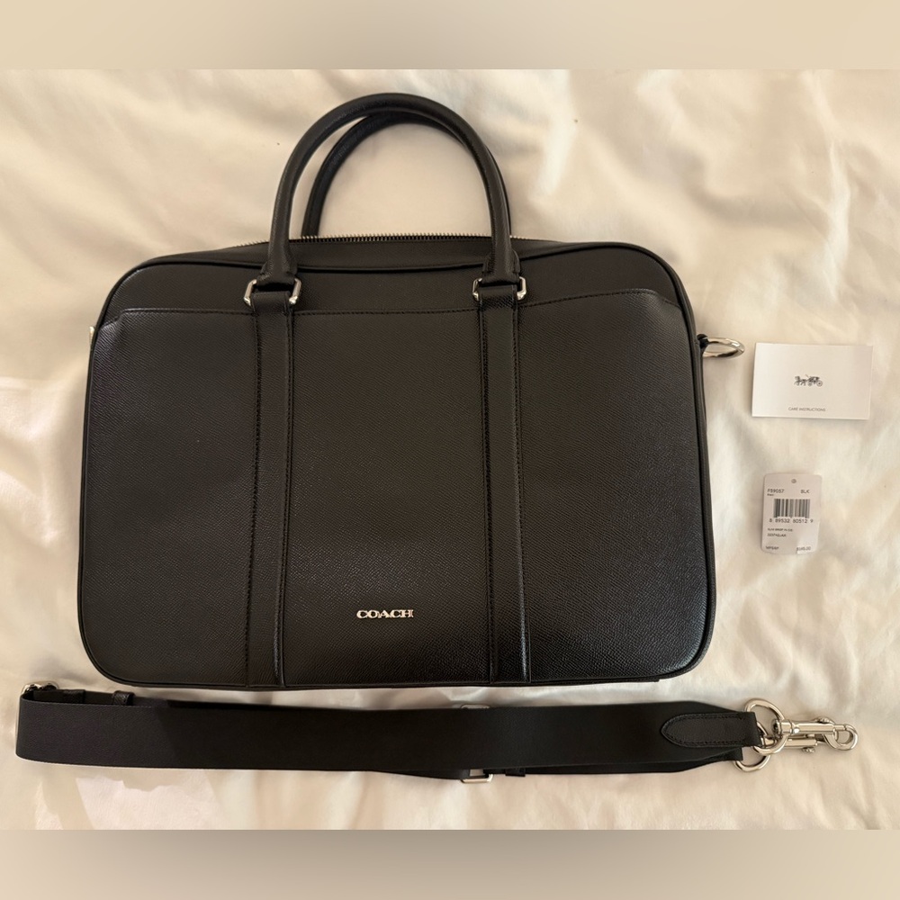 LIKE NEW Coach Briefcase - Picture 2 of 12